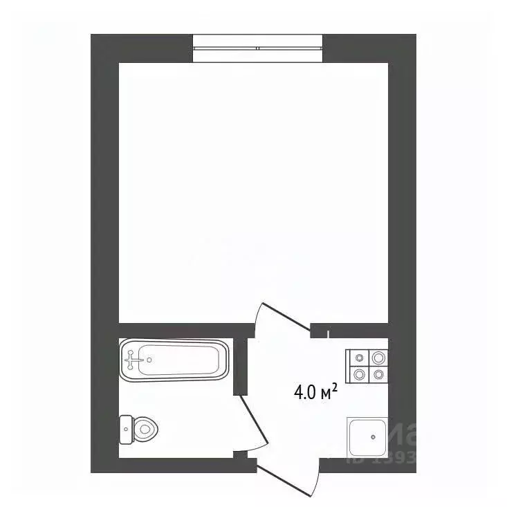 Студия Тюменская область, Тюмень ул. Парфенова, 20 (18.3 м) - Фото 1