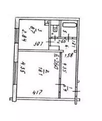 1-к кв. Кемеровская область, Калтан ул. Дзержинского, 59 (40.2 м) - Фото 2