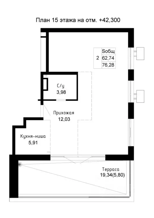 2-к кв. Приморский край, Артем  (62.74 м) - Фото 1