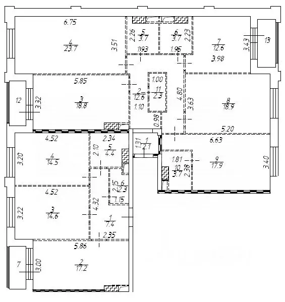 6-к кв. Москва Винницкая ул., 8к2 (186.0 м) - Фото 1