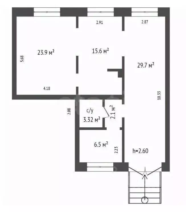 Помещение свободного назначения в Красноярский край, Красноярск ул. ... - Фото 1