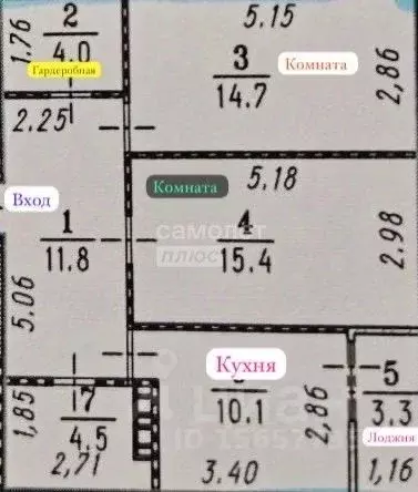 2-к кв. Омская область, Омск ул. 70 лет Октября, 3/3 (63.8 м) - Фото 2
