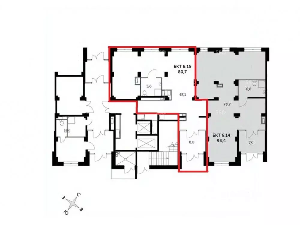 Торговая площадь в Московская область, Люберцы ул. Рождественская, 6 ... - Фото 2
