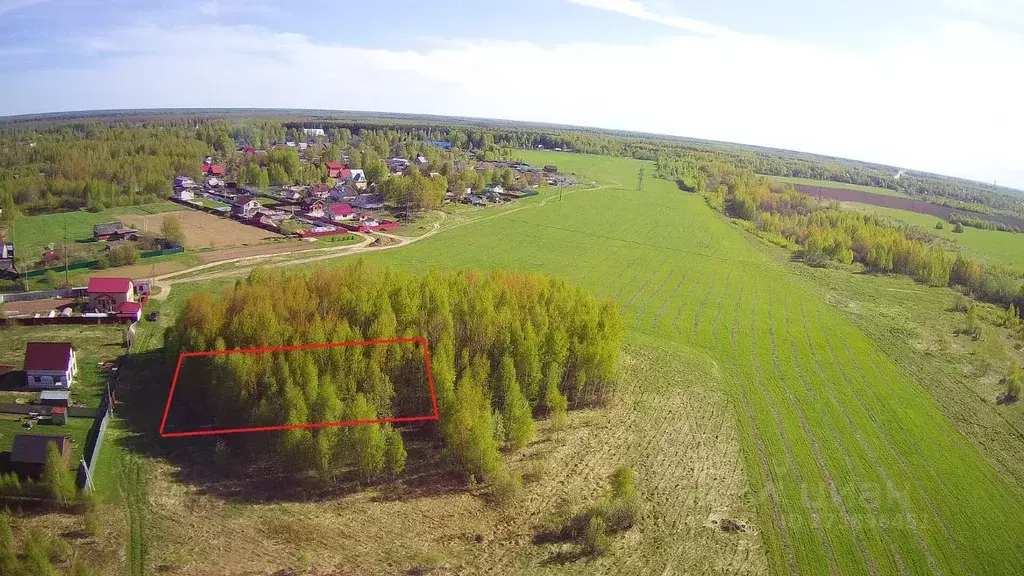 Участок в Тверская область, Конаковский муниципальный округ, Редкино ... - Фото 1