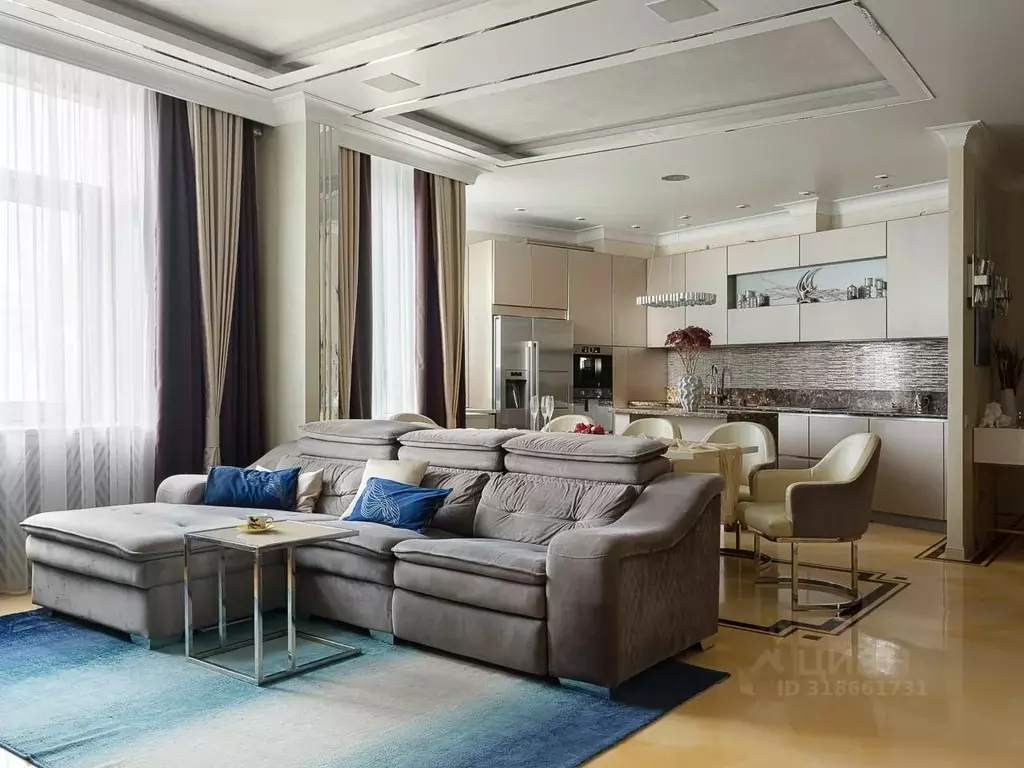 3-к кв. Санкт-Петербург Пионерская ул., 50 (105.0 м) - Фото 0