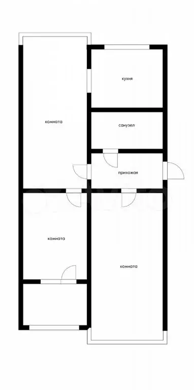 3-к. квартира, 70 м, 5/5 эт. - Фото 0