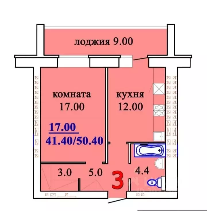 1-к кв. Владимирская область, Александров ул. Жулева, 13 (50.4 м) - Фото 1