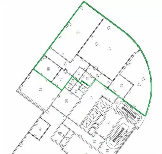 Помещение свободного назначения в Москва Поклонная ул., 3 (292 м) - Фото 2