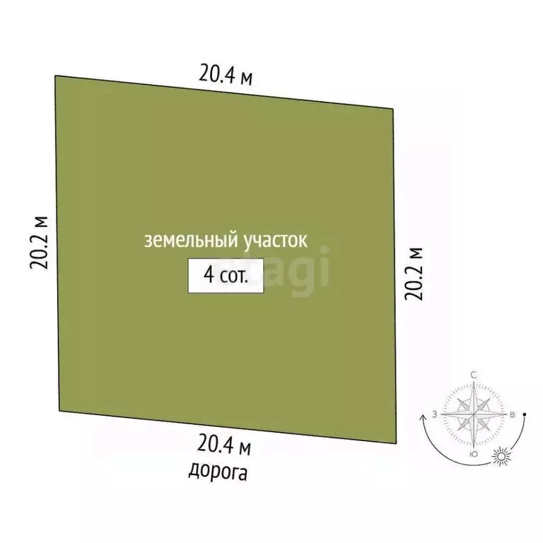 Участок в Мордовия, Саранск Буревестник садоводческое товарищество,  ... - Фото 2