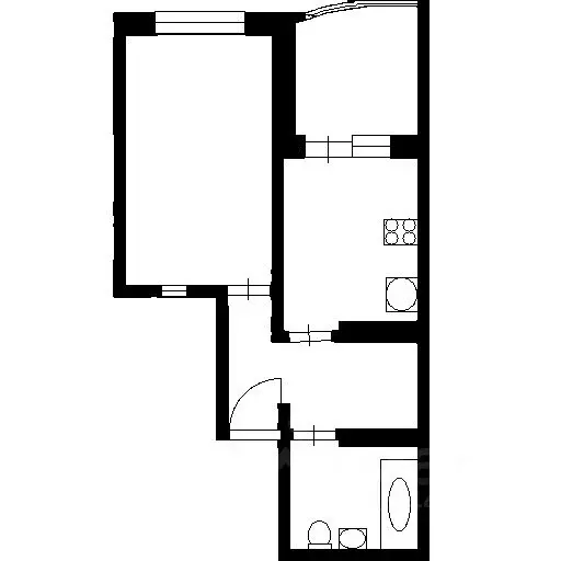 2-к кв. Воронежская область, Воронеж ул. Космонавтов, 22 (42.0 м) - Фото 2