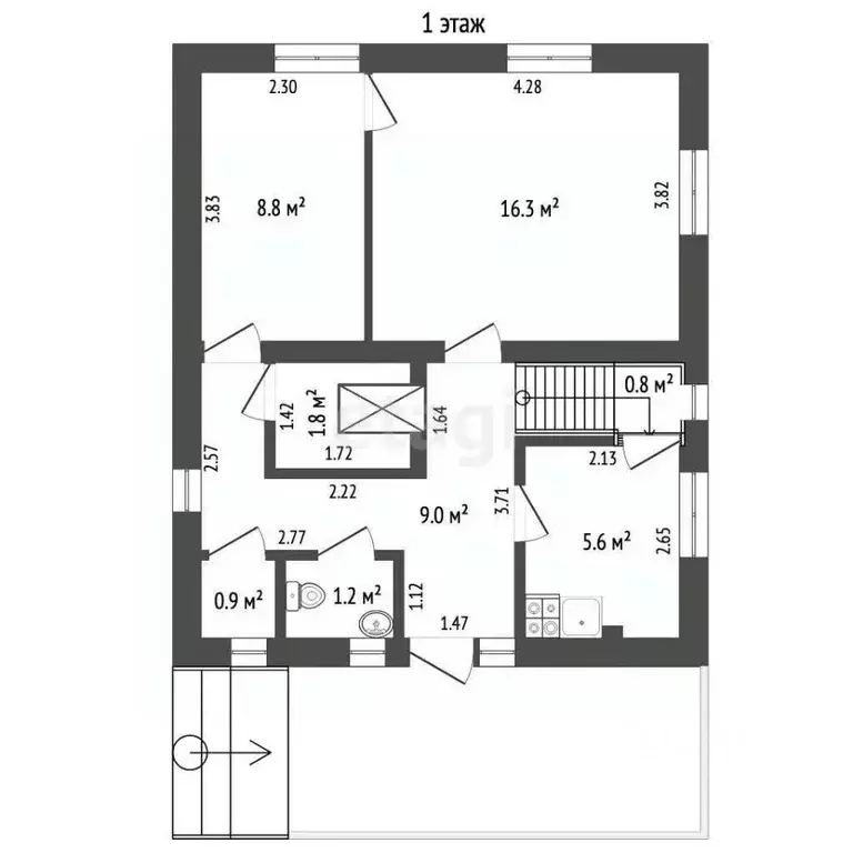 Дом в Калининградская область, Зеленоградск Волна садоводческое ... - Фото 1