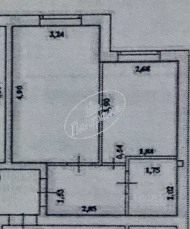 1-к кв. Калужская область, Калуга ул. Петра Тарасова, 23 (33.3 м) - Фото 2