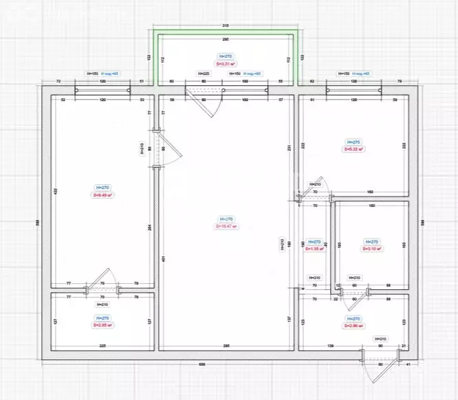 2-комнатная квартира: Курган, улица Куйбышева, 169 (45.8 м) - Фото 2