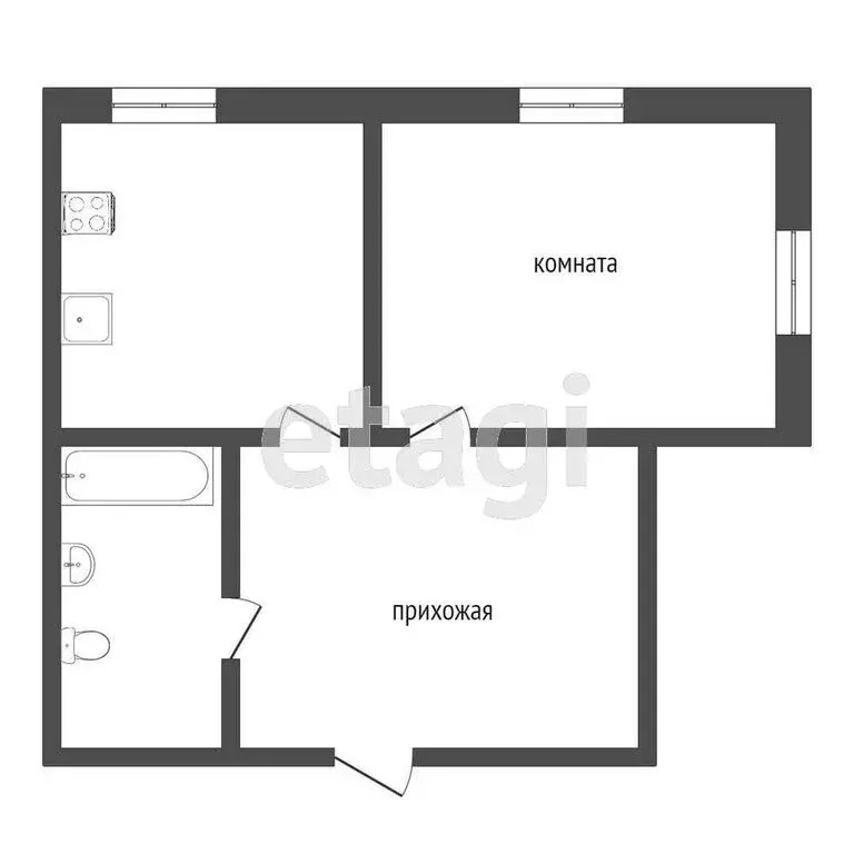 1-комнатная квартира: Сочи, микрорайон Донская, улица Гончарова, 7 (42 ... - Фото 0