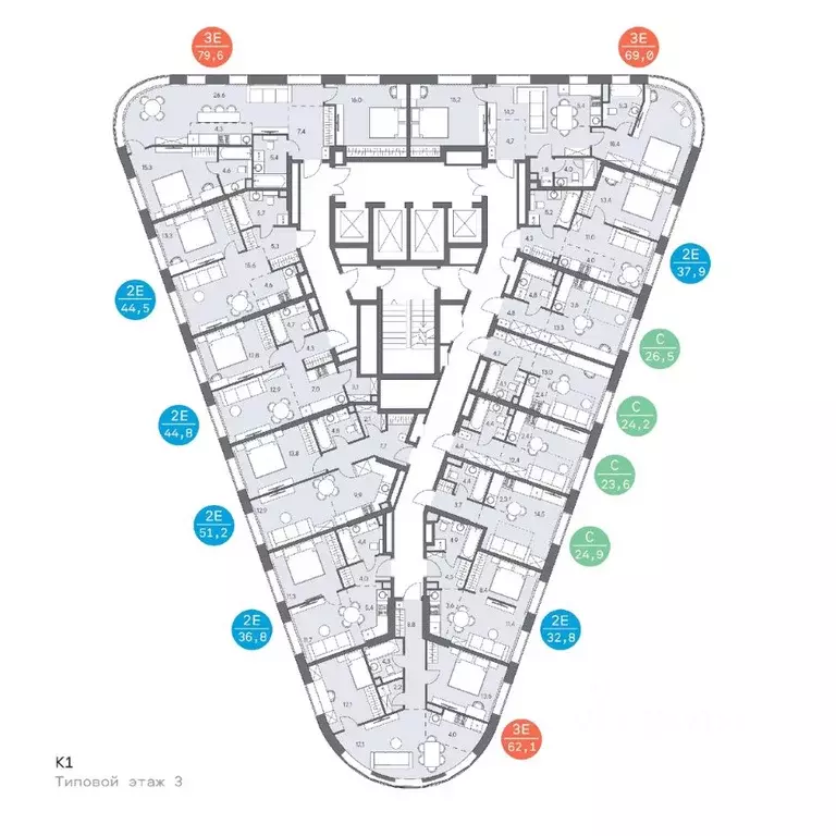 2-к кв. Москва ш. Боровское (дублер) (33.5 м) - Фото 1