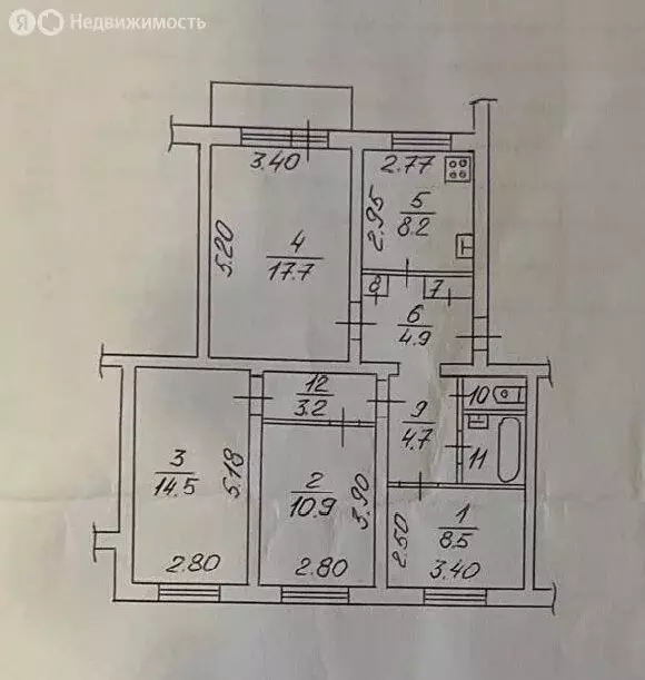 4-комнатная квартира: Вологда, Новгородская улица, 9Б (77.3 м) - Фото 2