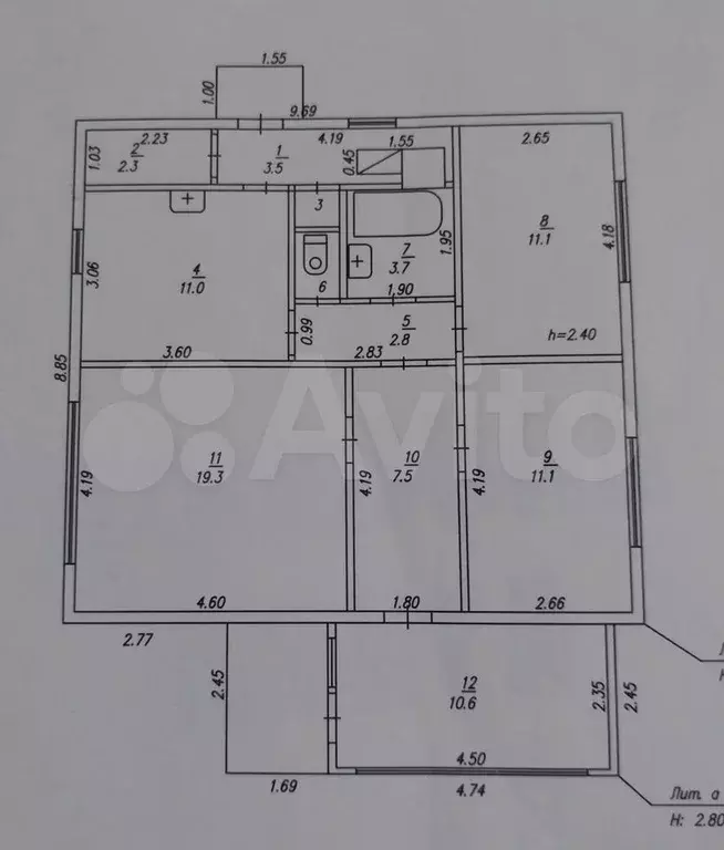Дом 74 м на участке 16 сот. - Фото 0