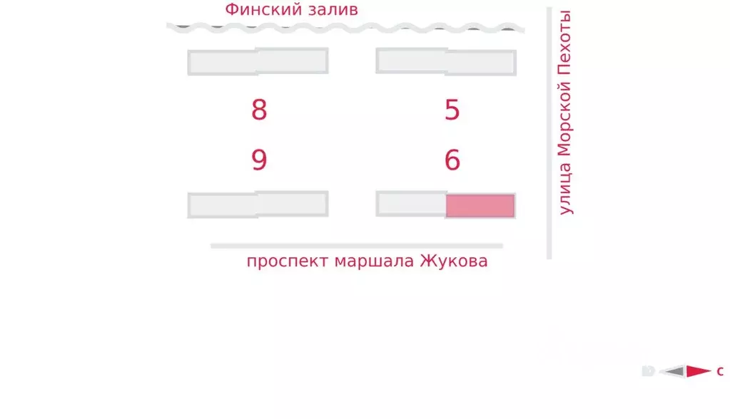 1-к кв. Санкт-Петербург Морская миля жилой комплекс (36.66 м) - Фото 1