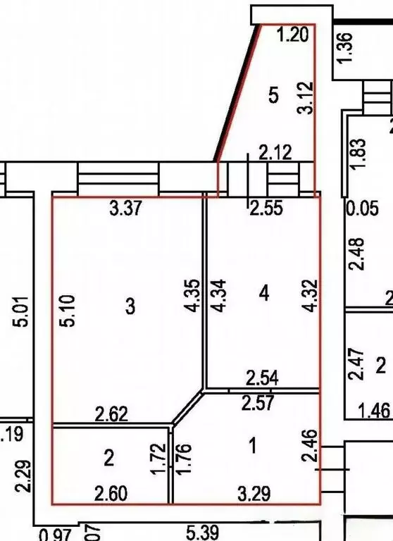 1-комнатная квартира: Тамбов, Селезнёвская улица, 2Бк5 (41.9 м) - Фото 2