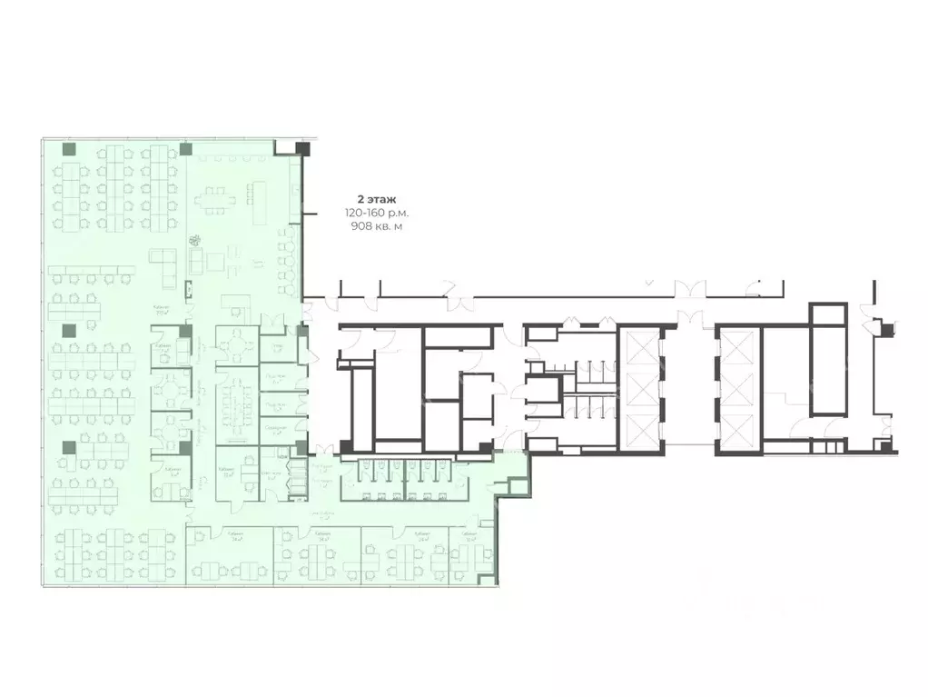 Офис в Москва Ленинградский просп., 37Ак4 (908 м) - Фото 2
