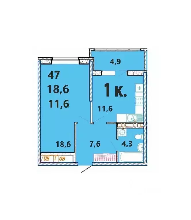 1-к кв. Краснодарский край, Туапсинский муниципальный округ, с. Агой ... - Фото 1