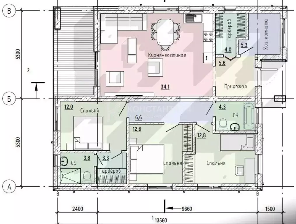 Дом в Челябинская область, Сосновский муниципальный округ, с. Большие ... - Фото 2