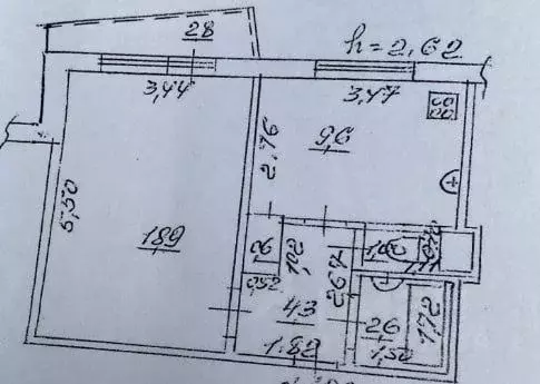 1-к кв. Самарская область, Самара Чернореченская ул., 42 (37.0 м) - Фото 2