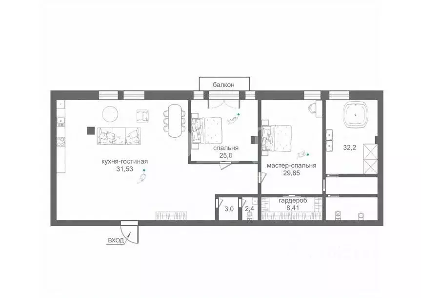 4-к кв. Москва ул. Охотный Ряд, 2 (200.0 м) - Фото 1