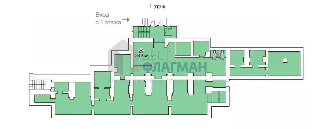 Помещение свободного назначения в Москва Ленинский просп., 70/11 (298 ... - Фото 2