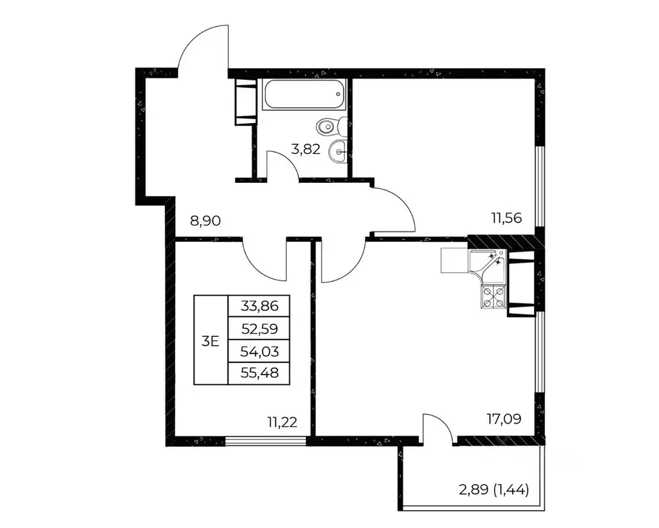 2-к кв. Ростовская область, Ростов-на-Дону Звезда Столицы 2 жилой ... - Фото 1