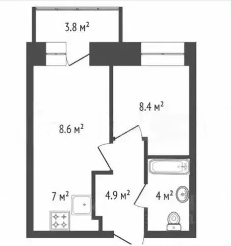 1-к кв. Красноярский край, Красноярск Караульная ул., 43/5 (36.0 м) - Фото 0