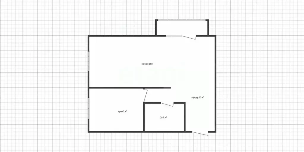 1-к кв. Адыгея, Майкоп ул. Димитрова, 9 (31.4 м) - Фото 1