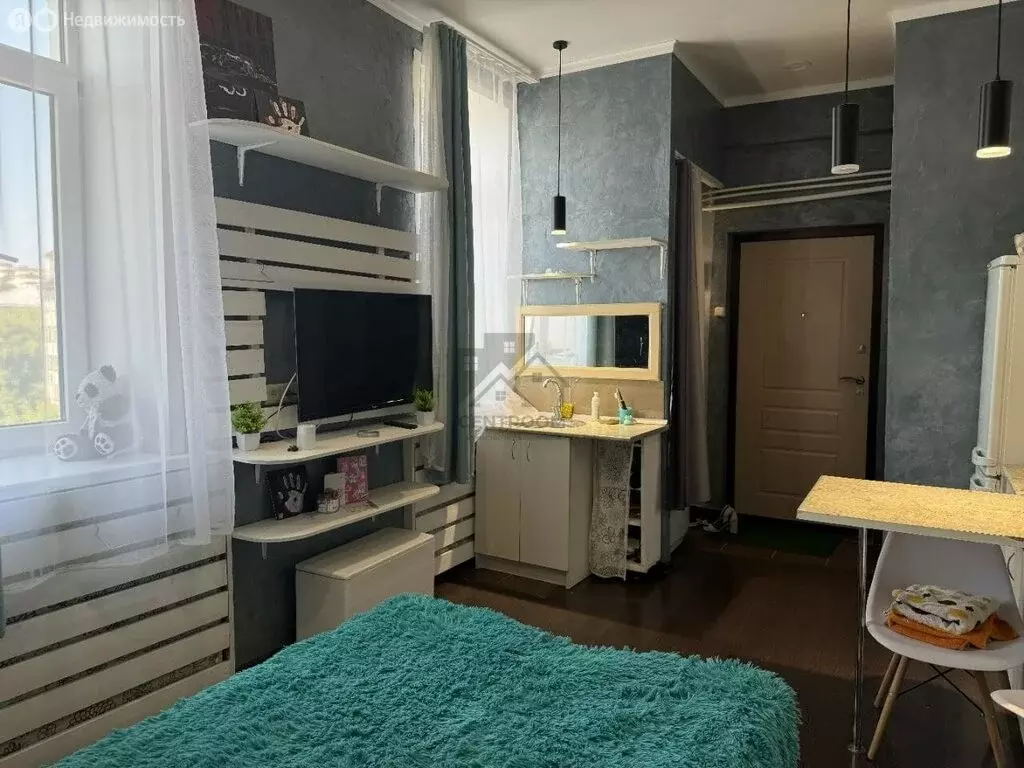Квартира-студия: Казань, улица Абжалилова, 1/82 (17.6 м) - Фото 0