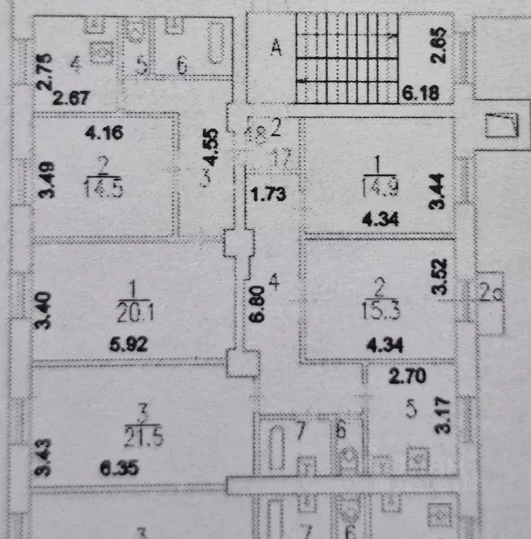 3-к кв. Москва Столярный пер., 14 (79.3 м) - Фото 2