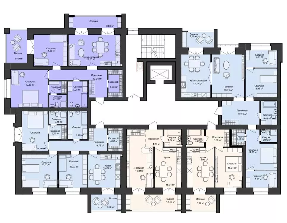 1-к кв. Марий Эл, Йошкар-Ола Теплая Речка жилой комплекс (47.15 м) - Фото 2