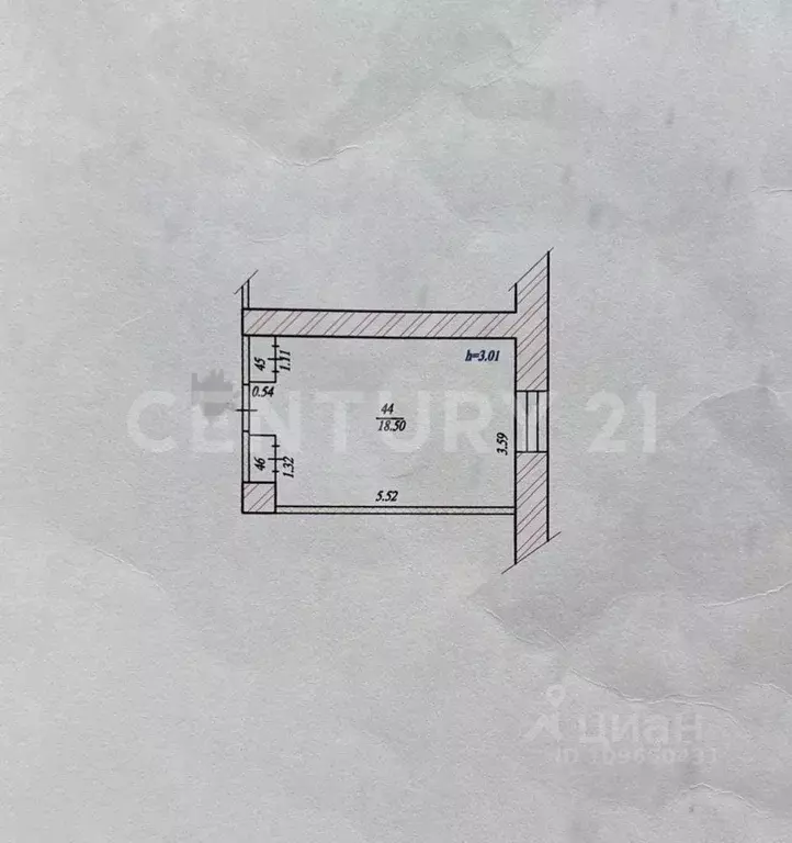 Комната Чувашия, Чебоксары ул. Аркадия Гайдара, 6 (20.2 м) - Фото 1