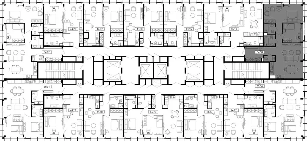 2-комнатная квартира: Москва, 4-я улица Марьиной Рощи, 12к1 (84.98 м) - Фото 0