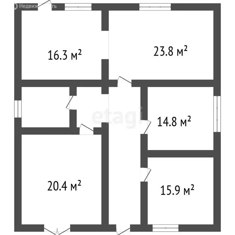 Дом в посёлок Отрадное, Дачная улица (126.8 м) - Фото 1