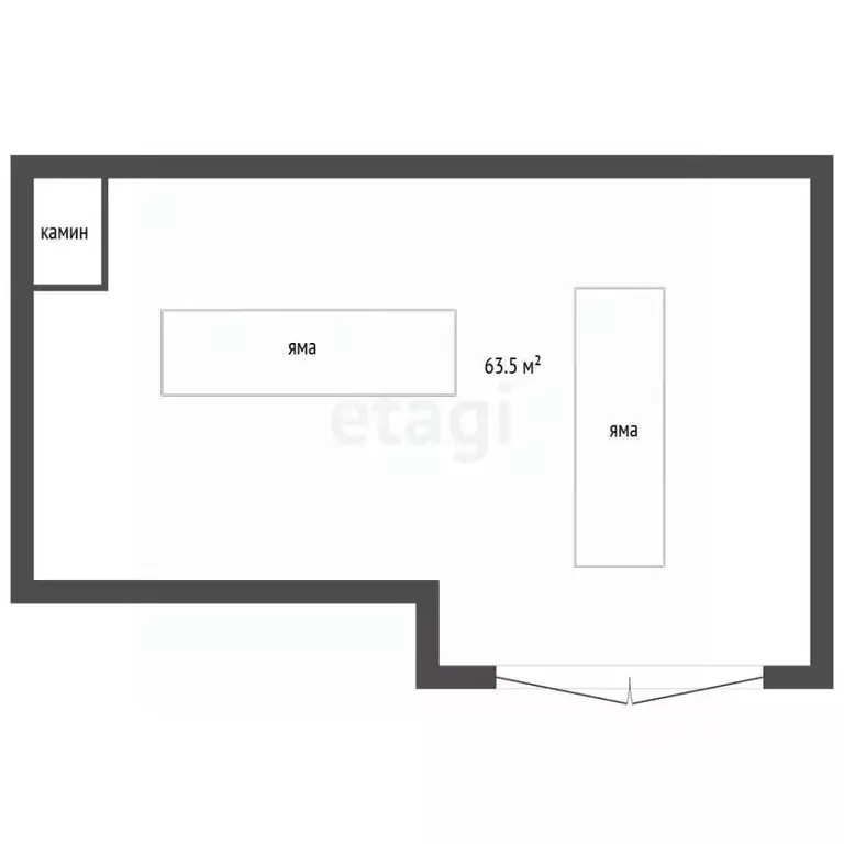 Гараж в Забайкальский край, Чита Малая ул., 1 (64 м) - Фото 1