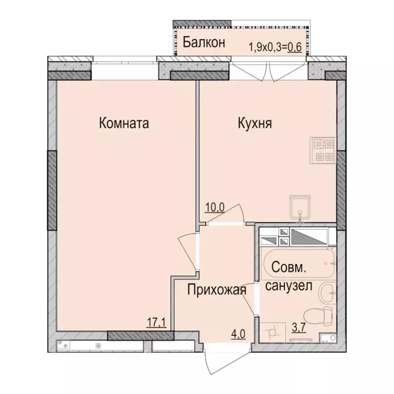 1-к кв. Удмуртия, Ижевск Камбарская ул., 94к4 (35.2 м) - Фото 0