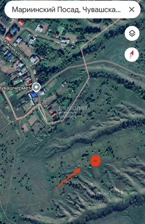 Участок в Чувашия, Мариинский Посад ул. Николаева (6.0 сот.) - Фото 1