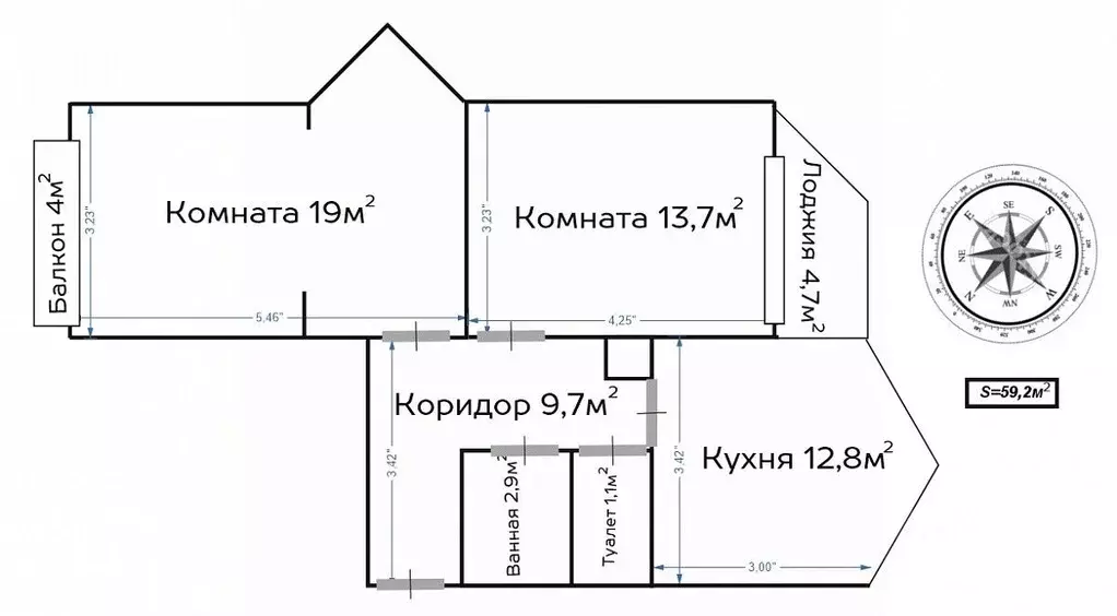 2-к кв. Московская область, Балашиха Янтарный мкр, ул. Кольцевая, 8 ... - Фото 1