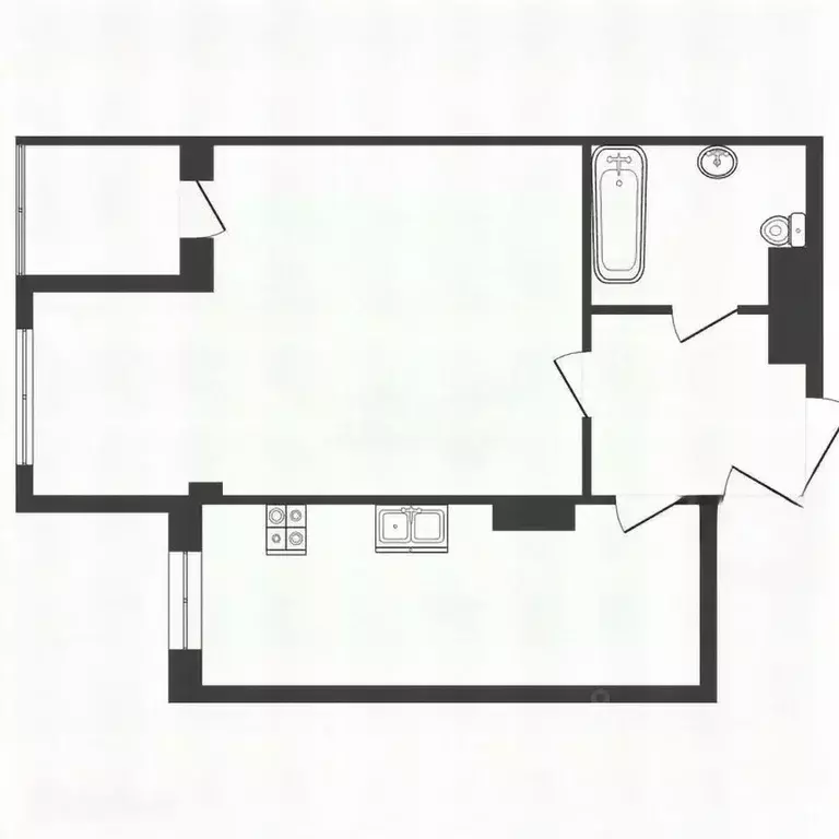 1-к кв. Севастополь просп. Античный, 10 (52.0 м) - Фото 2