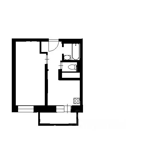 1-к кв. Московская область, Химки ул. Германа Титова, 10А (32.0 м) - Фото 2