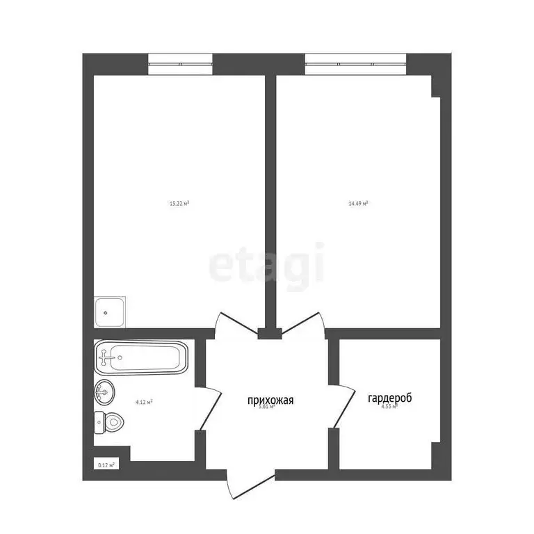 2-комнатная квартира: Петропавловск-Камчатский, проспект Победы, 51 ... - Фото 1