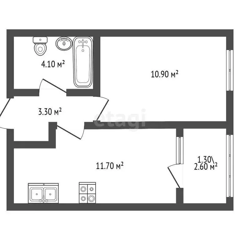 1-комнатная квартира: Санкт-Петербург, Планерная улица, 99 (31 м) - Фото 0
