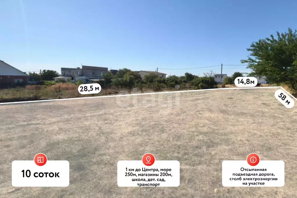 Участок в Краснодарский край, Темрюкский район, Запорожское с/пос, ... - Фото 2