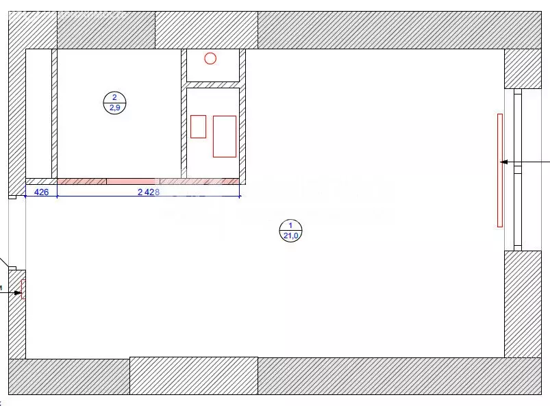 Квартира-студия: посёлок городского типа Новоивановское, жилой ... - Фото 1