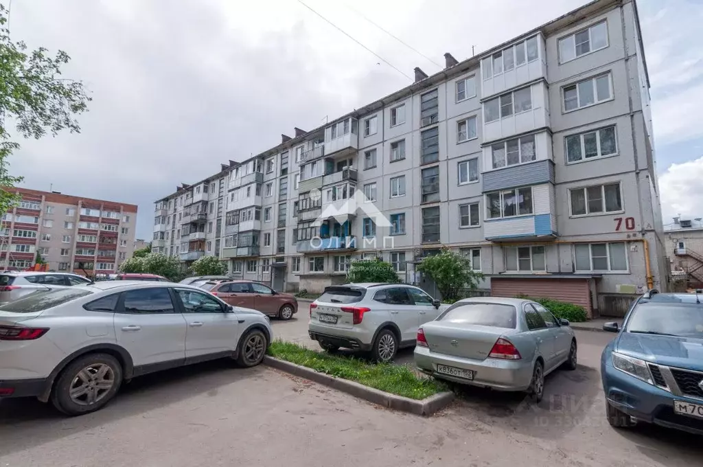 1-к кв. Вологодская область, Вологда ул. Некрасова, 70А (30.3 м) - Фото 1
