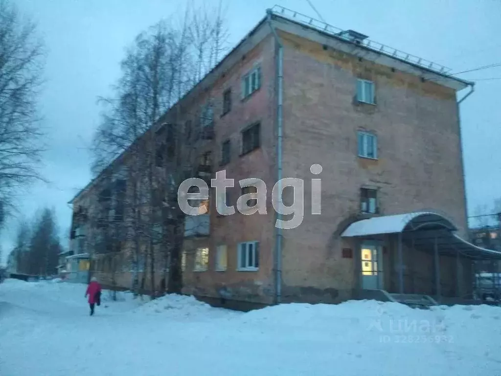 Комната Архангельская область, Новодвинск ул. 50-летия Октября, 43А ... - Фото 2